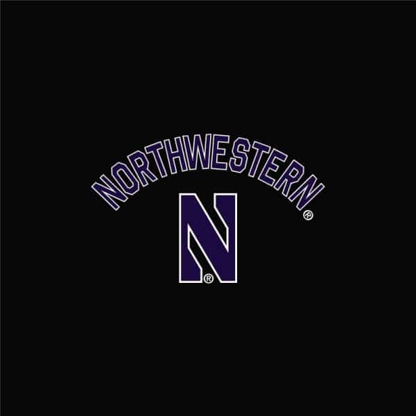 Northwestern University Wildcats Men's Under Armour Black Double Knit Jacquard Short -2