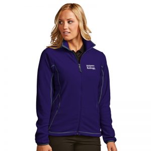 Northwestern / Kellogg Antigua Ladies Purple Ice Full-Zip Polar Fleece