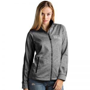 Northwestern / Kellogg Antigua Ladies Black Heather Golf Jacket