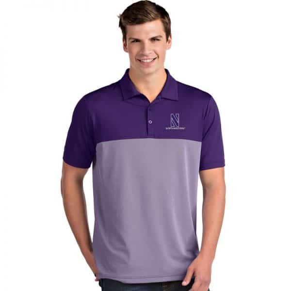 Northwestern University Wildcats Men's Antigua Purple Venture Polo Shirt
