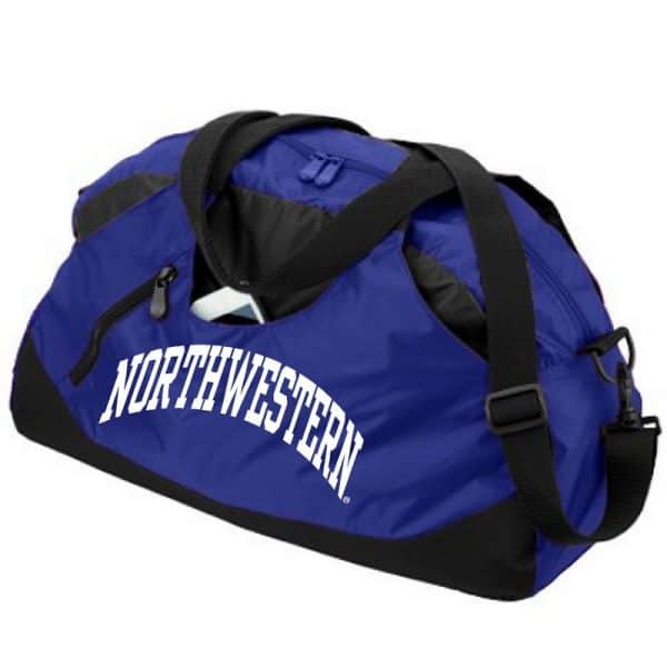 Northwestern University Wildcats Augusta Sportswear Purple Crescent Duffle Bag AS1147