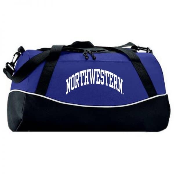 Northwestern University Wildcats Augusta Sportswear Purple Tri-Color Sports Bag AS1910