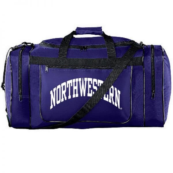 Northwestern University Wildcats Augusta Sportswear Purple Gear Bag AS511