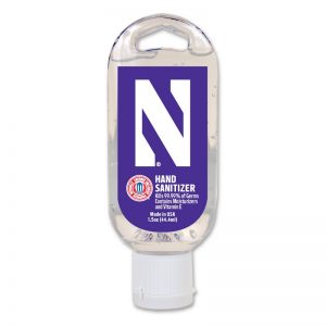 Northwestern University Wildcats 1.5 Oz. Hand Sanitizer With Stylized N Design