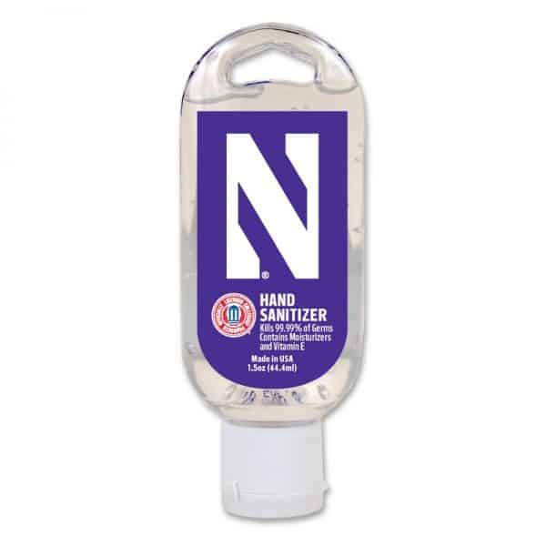 Northwestern University Wildcats 1.5 Oz. Hand Sanitizer With Stylized N Design