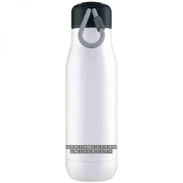 Northwestern University Wildcats 18oz White Zoku Bottle