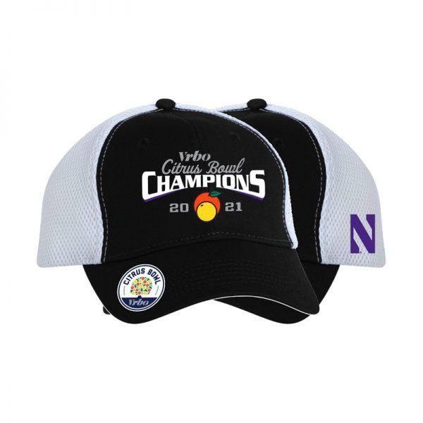 Northwestern University Wildcats Citrus Bowl 2021 Champions Official Locker Room Hat