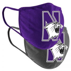 Northwestern University Wildcats Colosseum Facial Covering Pack of Two