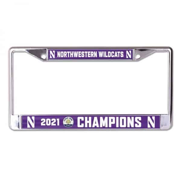Northwestern University Wildcats Citrus Bowl 2021 Champions License Plate Frames