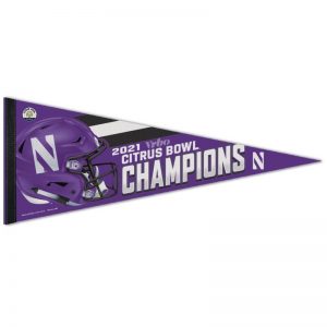 Northwestern University Wildcats Citrus Bowl 2021 Champions Premium Pennant 12"X30"