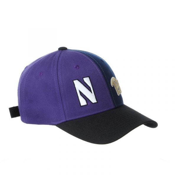 Northwestern University Wildcats House Divided Hat with Pitt Panthers - Image 2