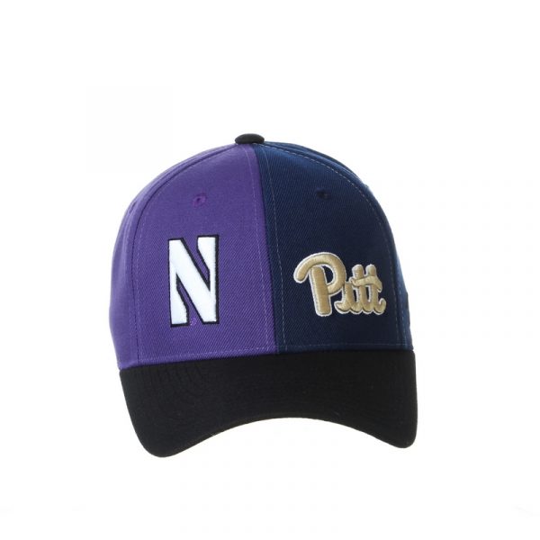 Northwestern University Wildcats House Divided Hat with Pitt Panthers - Image 5
