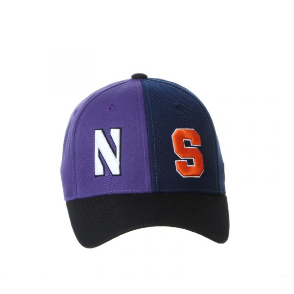 Northwestern University Wildcats House Divided Hat with Syracuse Orange - Image 5