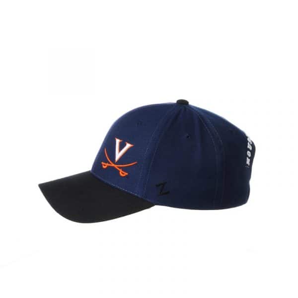 Northwestern University Wildcats House Divided Hat with Virginia Cavaliers-Left