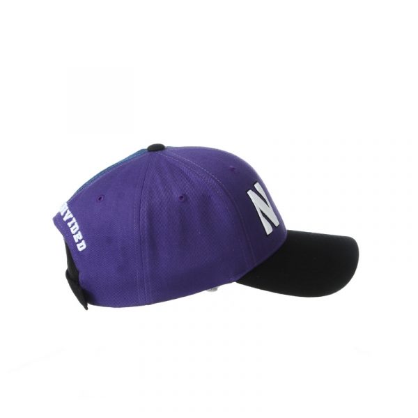 Northwestern University Wildcats House Divided Hat with Virginia Cavaliers-Right