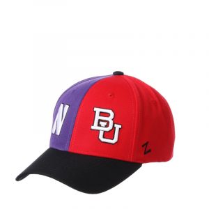 Northwestern University Wildcats House Divided Hat with Boston University Terriers