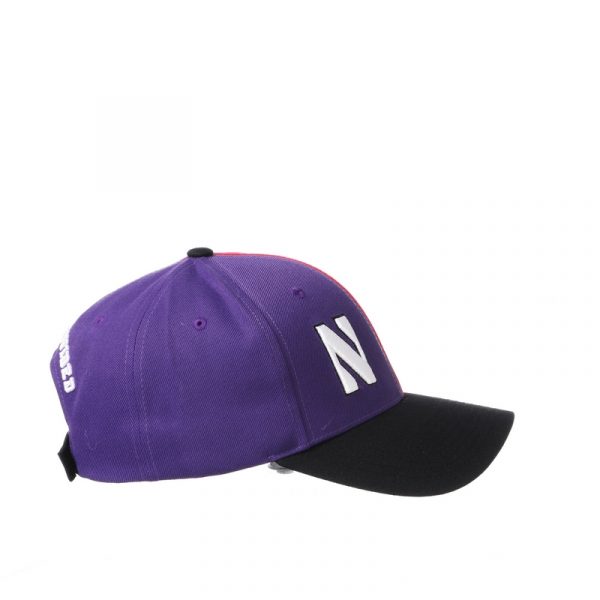 Northwestern University Wildcats House Divided Hat with Boston University Terriers-7