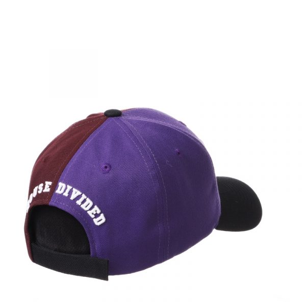Northwestern University Wildcats House Divided Hat with Virginia Tech Hokies-3