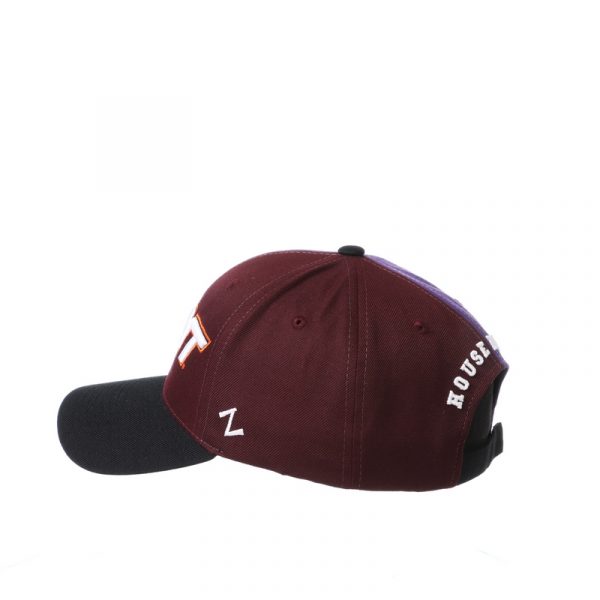 Northwestern University Wildcats House Divided Hat with Virginia Tech Hokies-6