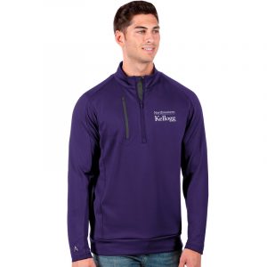 Kellogg Men's Antigua Purple Generation 1/4 Zip