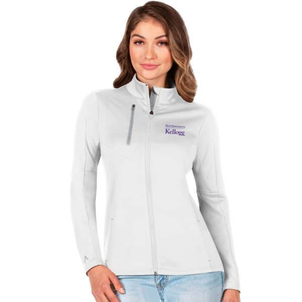 Kellogg Women's Antigua Generation Full-Zip in White