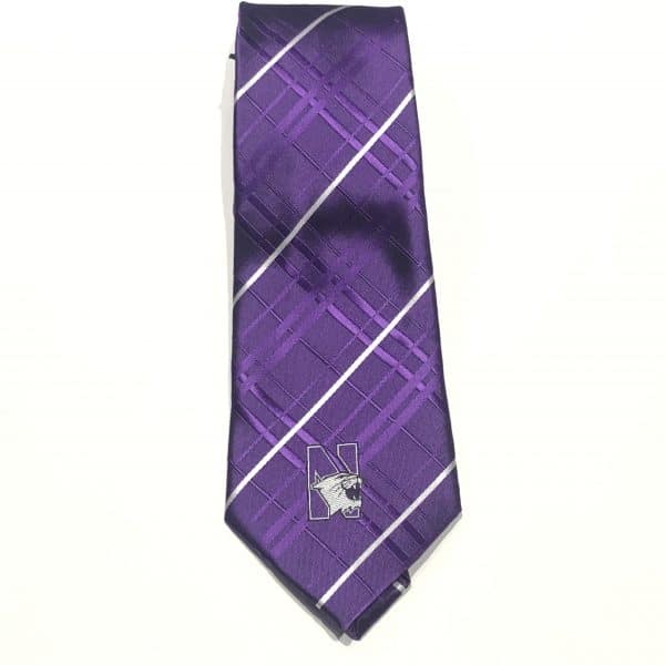 Northwestern University Wildcats Purple Oxford Woven Necktie