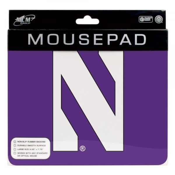 Northwestern University Wildcats ColorMax Mouse Pad with Stylized N Design