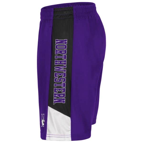 Northwestern University Wildcats Colosseum Men's Wonkavision Shorts Side