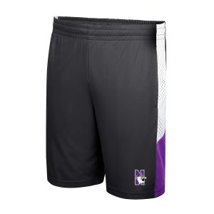 Northwestern University Wildcats Colosseum Men's Black Very Thorough Shorts