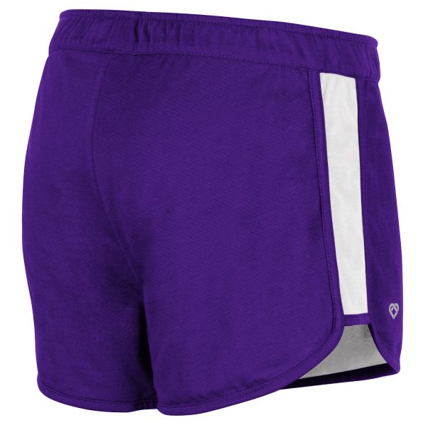Northwestern University Wildcats Colosseum Women's Purple Nice Wig Reversible Short Backside