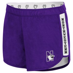 Northwestern University Wildcats Colosseum Women's Purple Nice Wig Reversible Short