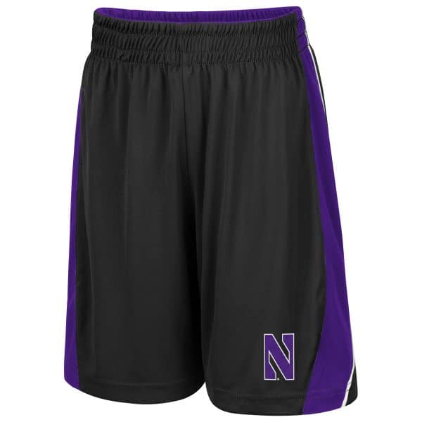Northwestern University Wildcats Colosseum Youth Dino Reversible Shorts