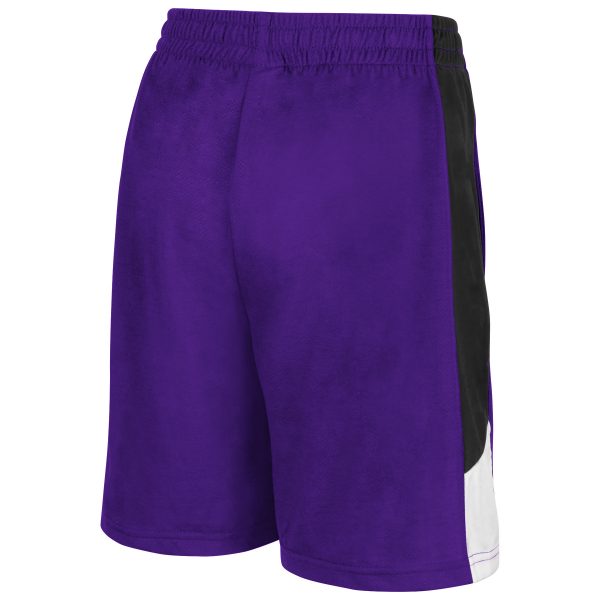 Northwestern University Wildcats Colosseum Youth Wonkavision Shorts Backside