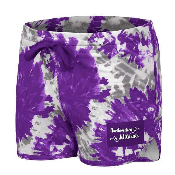 Northwestern University Wildcats Colosseum Girls Disappearing Ink Short