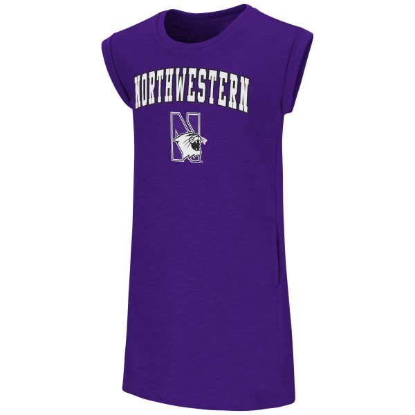 Northwestern University Wildcats Colosseum Girls Betty Tank Dress