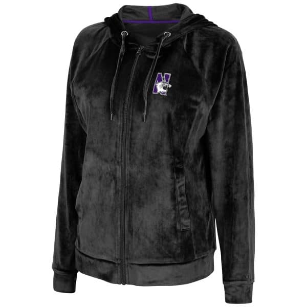 Northwestern University Wildcats Colosseum Women's Bonita Run Full Zip Hoodie