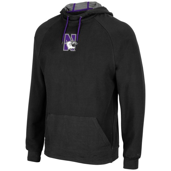 Northwestern University Wildcats Colosseum Men's Interview Pullover Hoodie