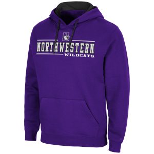 Northwestern University Wildcats Colosseum Men's Purple Brennan Pullover