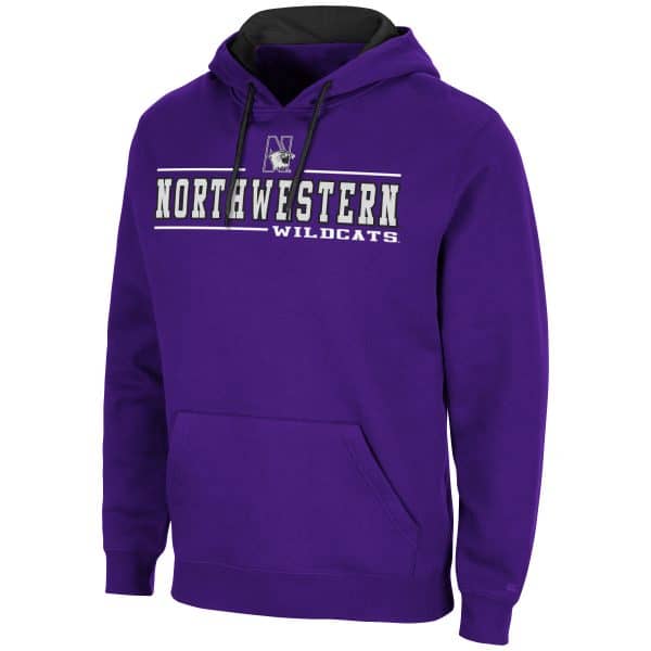 Northwestern University Wildcats Colosseum Men's Purple Brennan Pullover