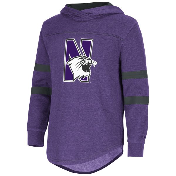 Northwestern University Wildcats Colosseum Girls Rainbow Hoodie