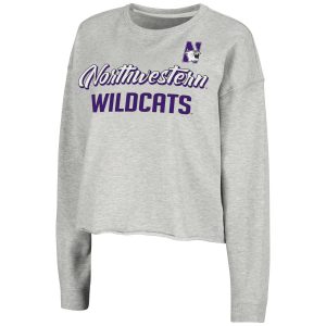 Northwestern University Wildcats Colosseum Women's Treehouse Cropped Pullover