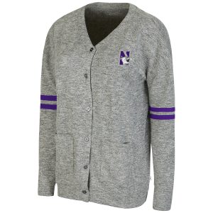Northwestern University Wildcats Colosseum Women's My House Cardigan