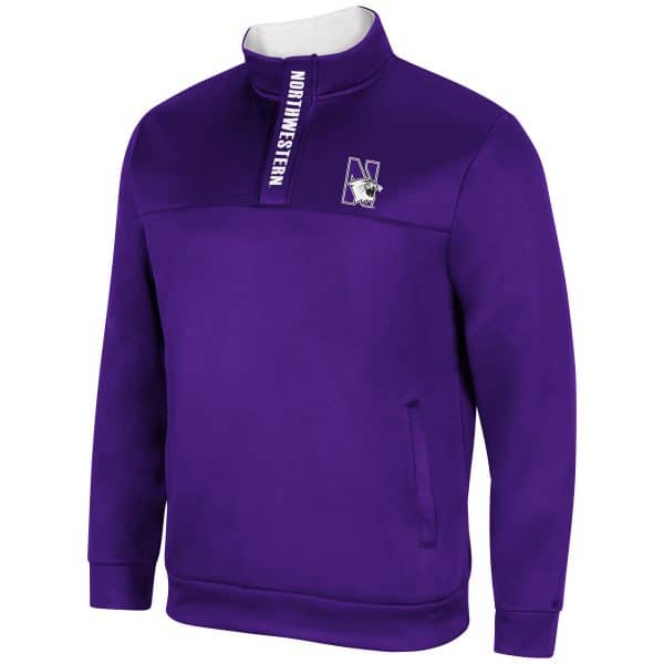 Northwestern University Wildcats Colosseum Purple Men's No Tomorrow 1/4 Zip