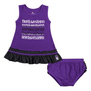 Northwestern University Wildcats Colosseum Infant Girls Toons Set