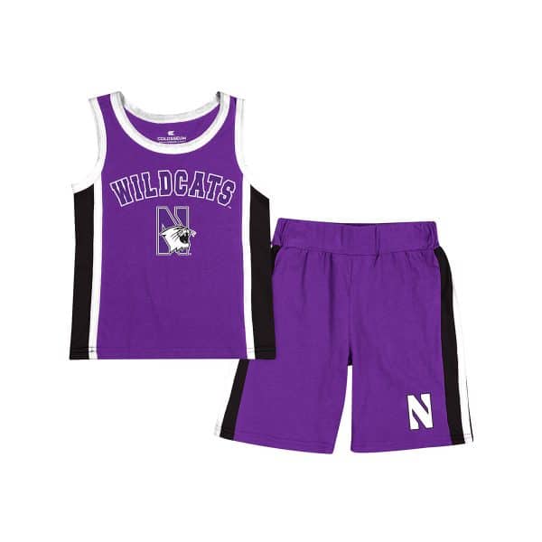 Northwestern University Wildcats Colosseum Toddler Boys Do Right Set