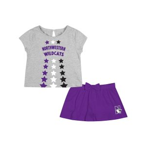 Northwestern University Wildcats Colosseum Toddler Girls Smile Set