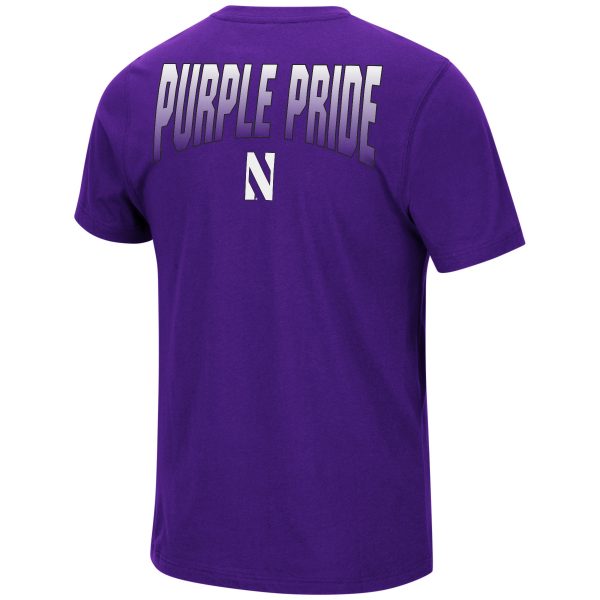 Northwestern University Wildcats Colosseum Men's Purple Eagleton S/S Tee
