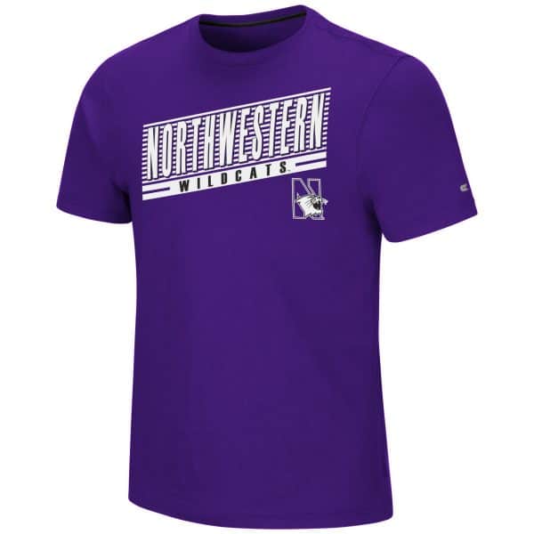 Northwestern University Wildcats Colosseum Men's Purple Pawnee S/S Tee