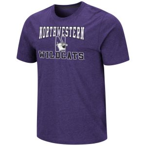 Northwestern University Wildcats Colosseum Men's Purple Swanson S/S Tee