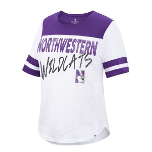 Northwestern University Wildcats Colosseum Ladie's Bridesmaids S/S Tee